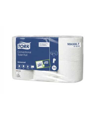 TORK Toiletpapir T4 2-lag 38 m 42 rl Natur Universal (472246)