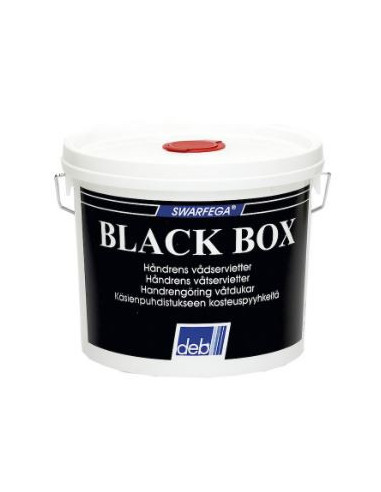 Swarfega Håndrensserviet 150 stk Black box 30x23 cm Ø19,5 cm