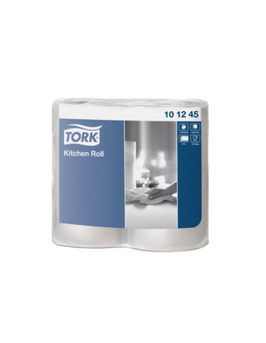 TORK Køkkenrulle 2-lag 38,6 m 7 x 2 rl Plus H:20,9 cm Korte ark