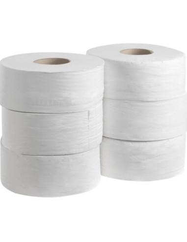 Kleenex Jumborulle 2-lag Mini Hvid 6 rl 190m x 9cm Ø20cm