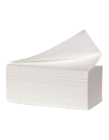 Håndklædeark V-fold 3-lag 2250 ark Hvid 24 x 21,5 cm