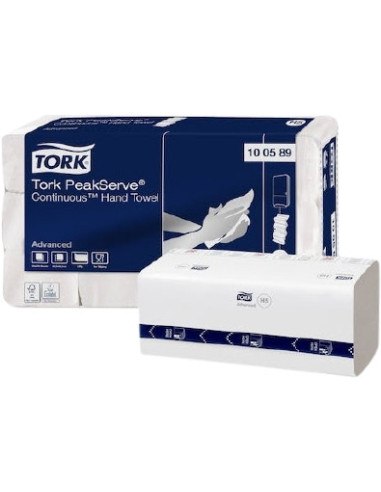 TORK Håndklædeark H5, Advanced 1-lag Z-fold hvid 3240 stk