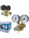GYS Manometer m/ dobbelt ventil til 20L (040267)