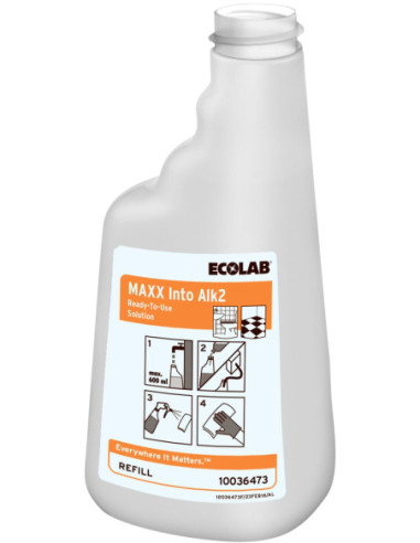 Ecolab Flaske til Maxx Into Alk2 6 stk 650 ml (10036473)
