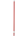 Vikan Aluteleskopskaft Rød 1600-2780 mm m/vandgennemløb Ø32 mm