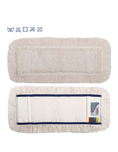 Perfekt lommemoppe med kantfrynser 40 cm Bomuld/Polyester