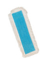Dust exit lommemop 40 cm 5 stk Blå microfiber med lukkede