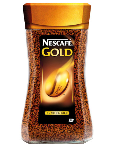 Kaffe instant Nescafe Gold, 6x200 g 100 kopper pr. 200g