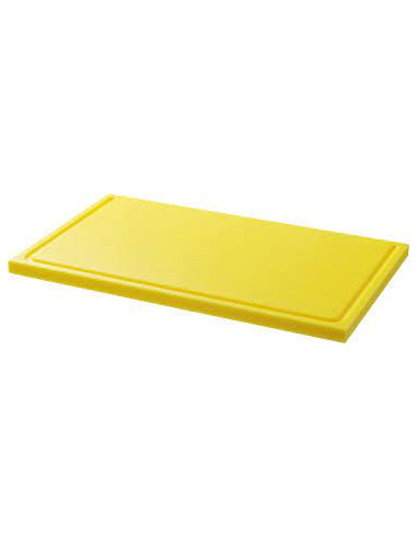 Euroboard skæreplanke gul 50 x30 x 2 cm Skærebrædt i hård plast