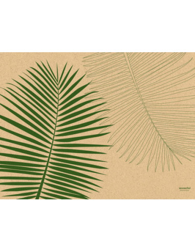 DUNI GO Papir Dækkeserviet 30x40 cm Leaf 1000 stk (187005)