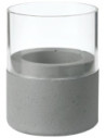 DUNI GO NEAT Lysestage Mørkegrå Glas 70x 61 mm 10 stk (192646)
