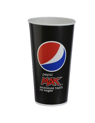 Pepsi Max Papbæger 1 l Ø115x188 mm 500 stk
