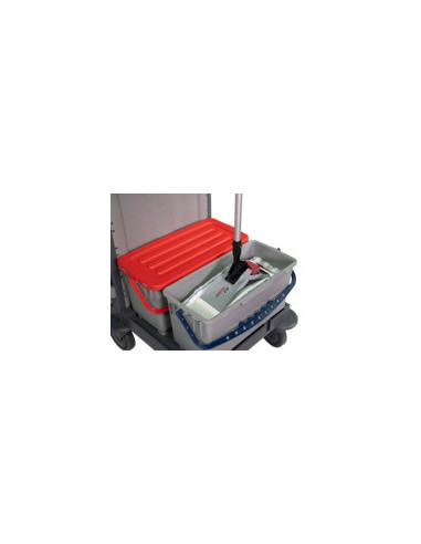 SPRiNTUS Mopbox 22 l, Grå med rødt låg (301.271)