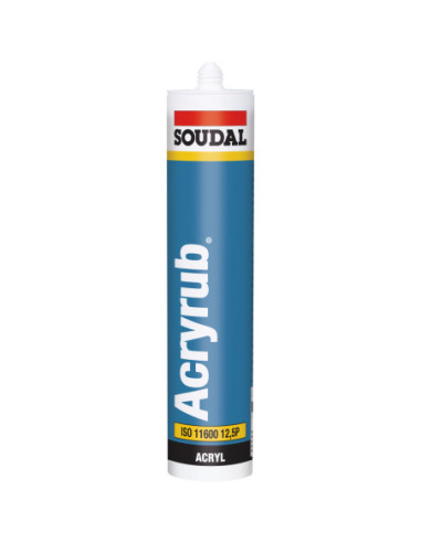 SOUDAL Acryrub 310 ml Hvid (100561)