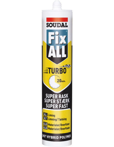 SOUDAL Fix All Turbo hvid 290ML (124938)