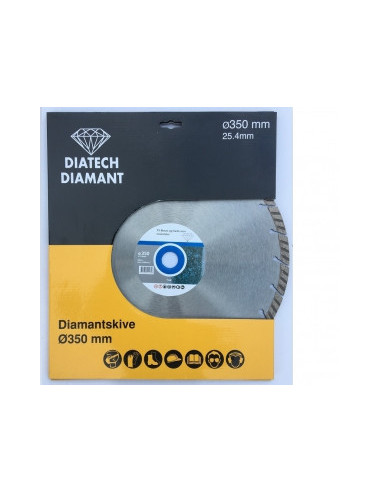 DIATECH DIAMANT Turbo diamantklinge Ø125 mm (1250-63)