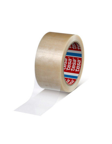 Tape Tesa PVC klar, 50 mm x 66 m, 6 rll