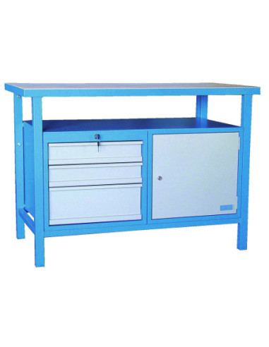 Güde Arbejdsbord P 1200 SLT i blå/grå (40928)