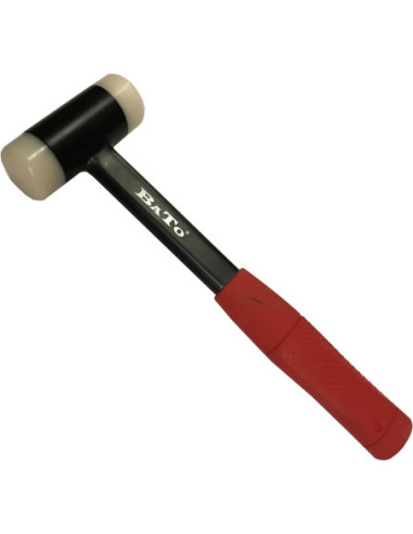 BATO Nylonhammer 40 mm. Stålskaft med gummigreb (5373)