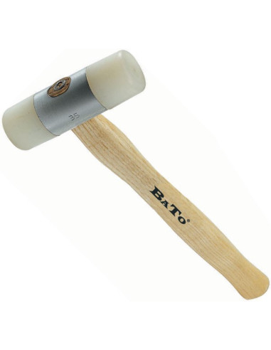 BATO Nylonhammer 60 mm. Stålskaft med gu (5376)