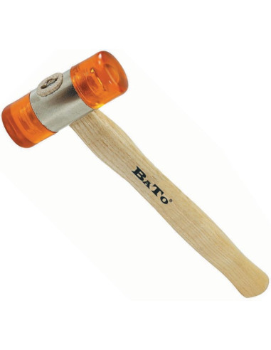 BATO Plastbanehammer 35 mm. Træskaft (5386)