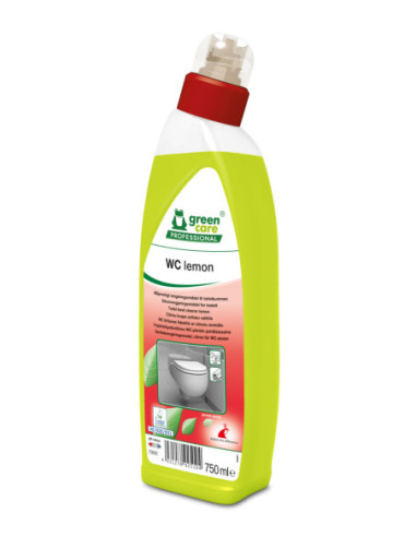 Tana WC Rens Lemon 10 x 750 ml Green Care Med farve og parfume