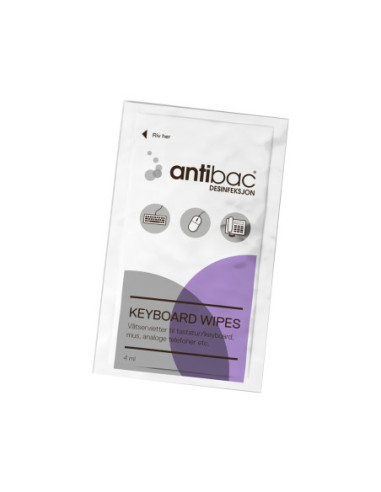 Desinfektion Serviet Antibac 6 x 80 stk wipes enkeltpakket