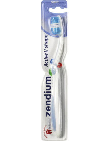 Zendium Soft V-shape Tandbørste 12 stk (T098599)